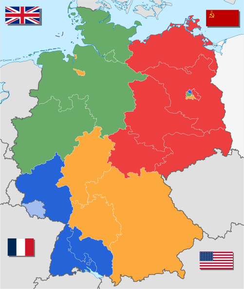 Deutschland Besatzungszonen